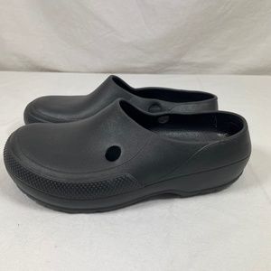 CROCS Blank 8527 Unisex Mens 5 Womens 7 Black Slip On Excellent Condition Clogs